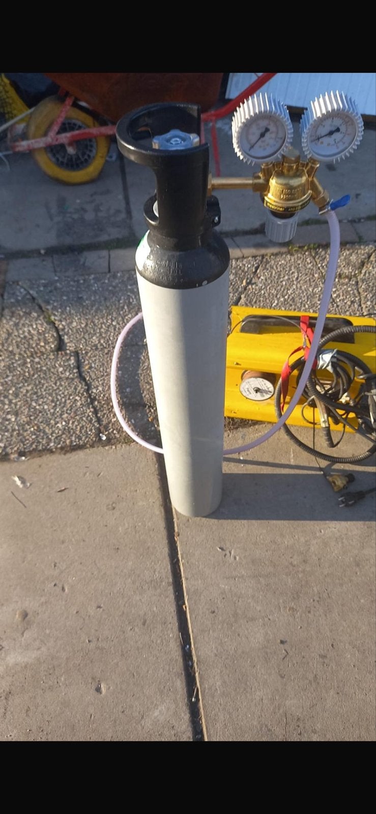 Gasfles en toebehoren, Ophalen of Verzenden, Gebruikt, 150 tot 250 ampère, Co2