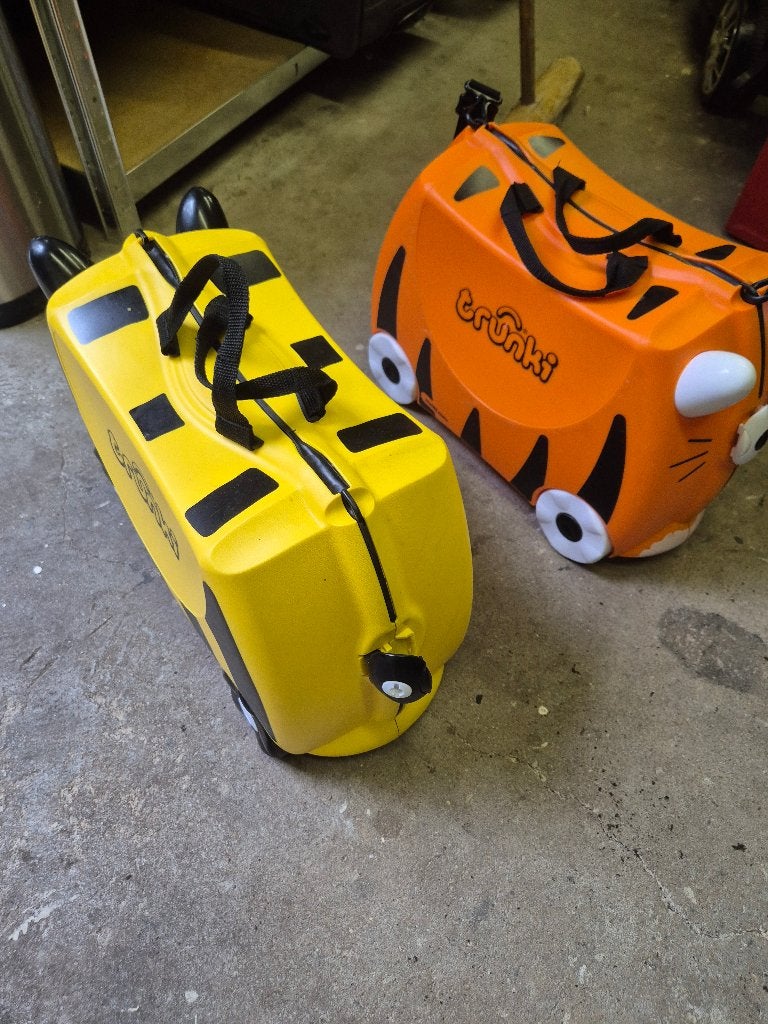 Kinder koffers, Sieraden, Tassen en Uiterlijk, Ophalen, Hard kunststof, Minder dan 50 cm, Zo goed als nieuw