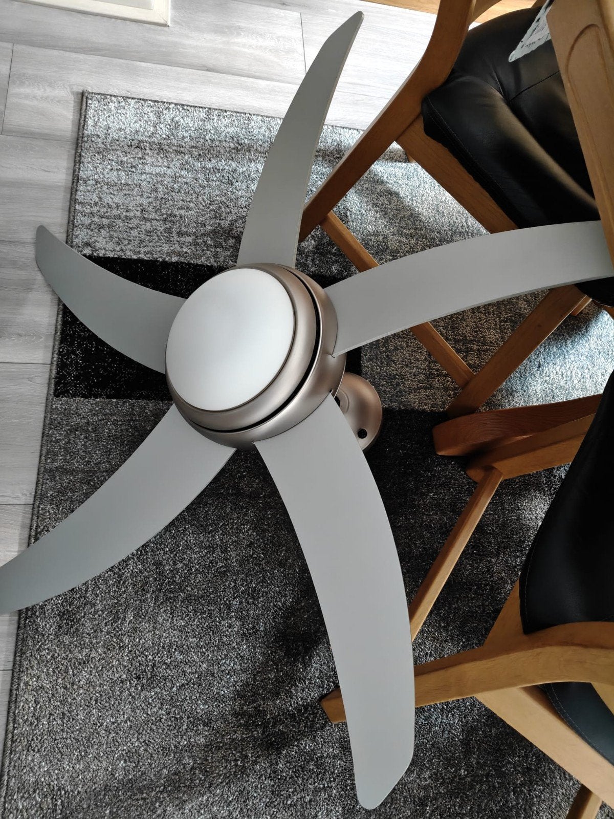 Plafondventilator met afstandsbediening, Ophalen of Verzenden, Ventilator met afstandsbediening, Zo goed als nieuw, Plafondventilator