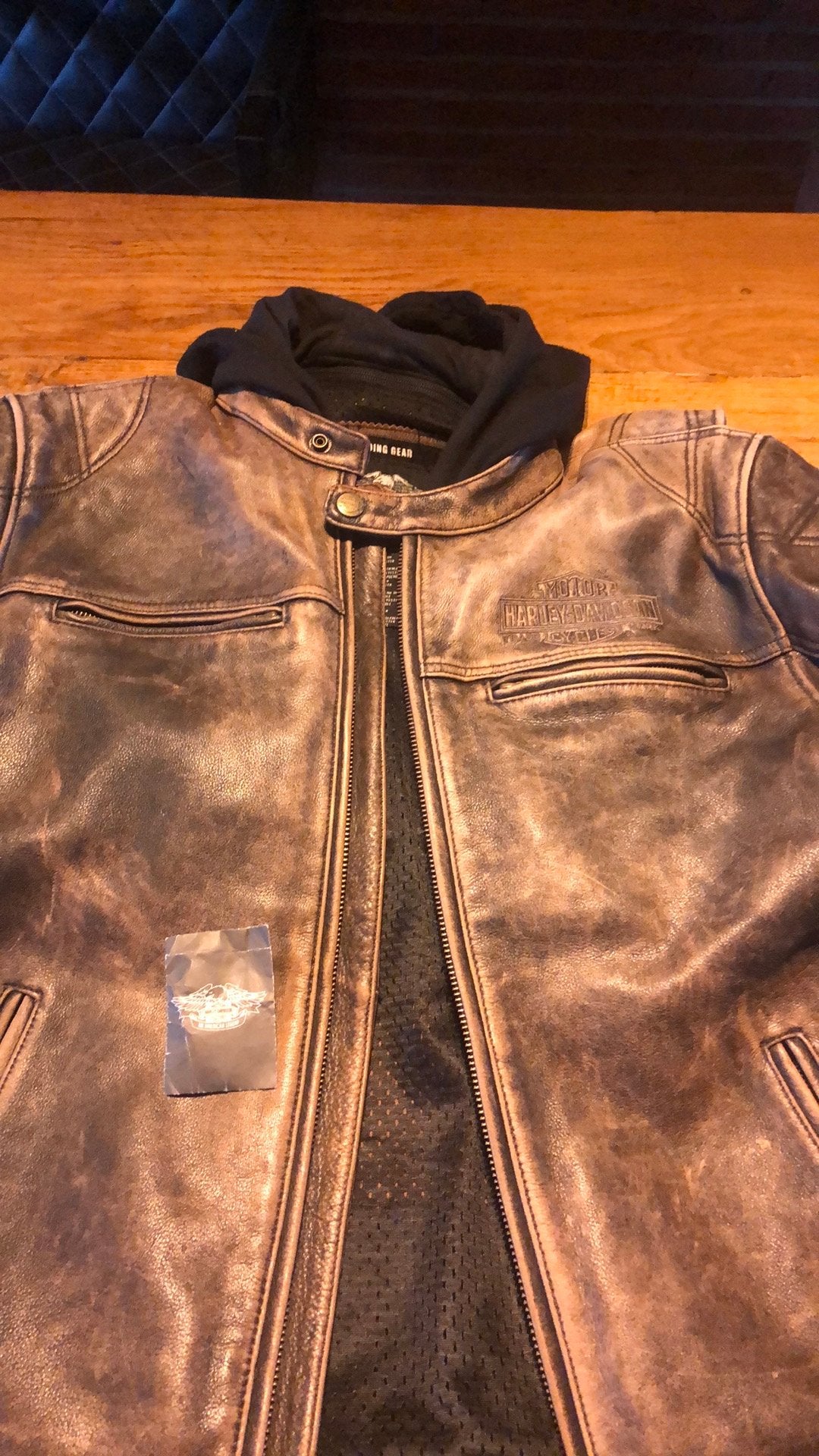 Leren jas maat xl, Ophalen of Verzenden, Zo goed als nieuw, Maat 56/58 (XL), Bruin