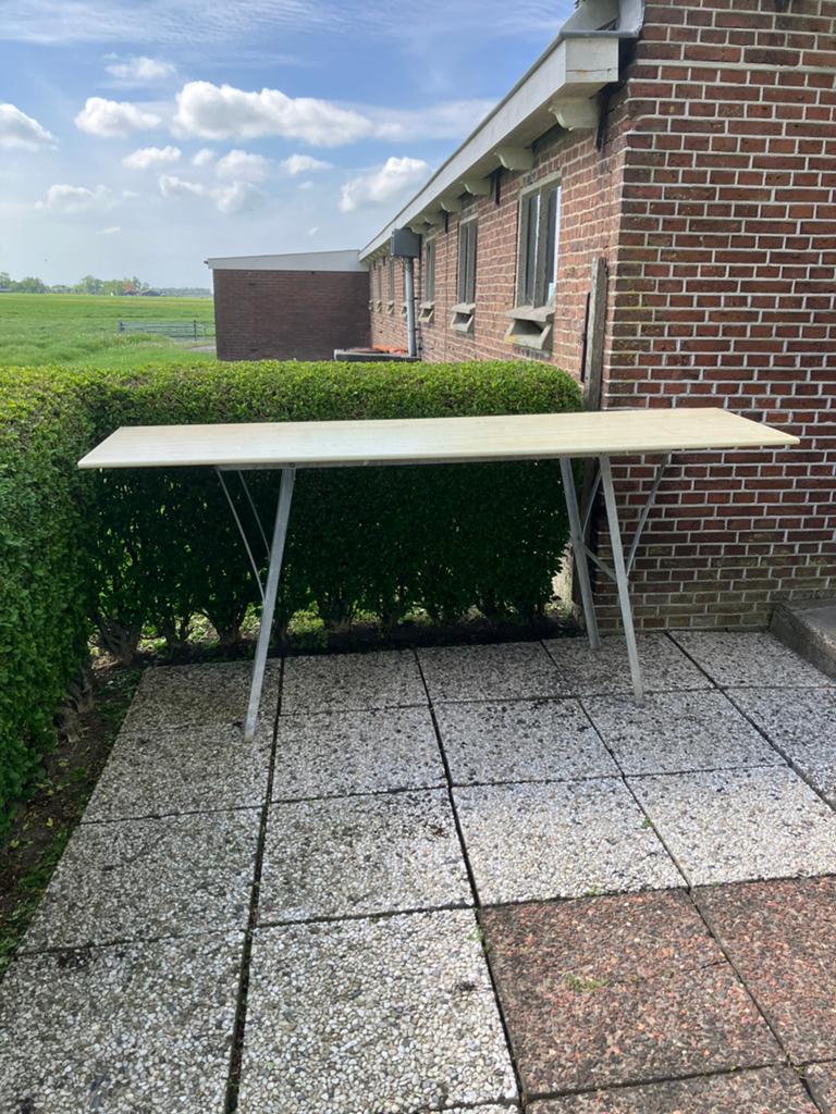 Statafel voor buiten, Ophalen, Gebruikt