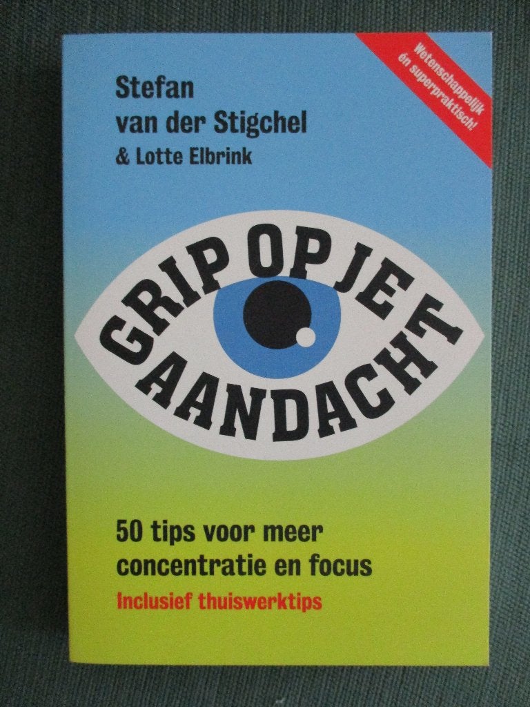 boek Stefan van der Stigchel Grip op je aandacht, Sociale psychologie, Verzenden, Nieuw, Stefan van der Stigchel