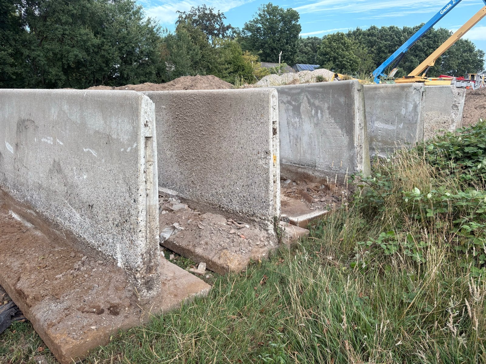 Diverse Keerwanden - Betonnen Elementen voor Opslag en Afsch, Tuin en Terras, Tegels en Klinkers, Ophalen of Verzenden, Gebruikt
