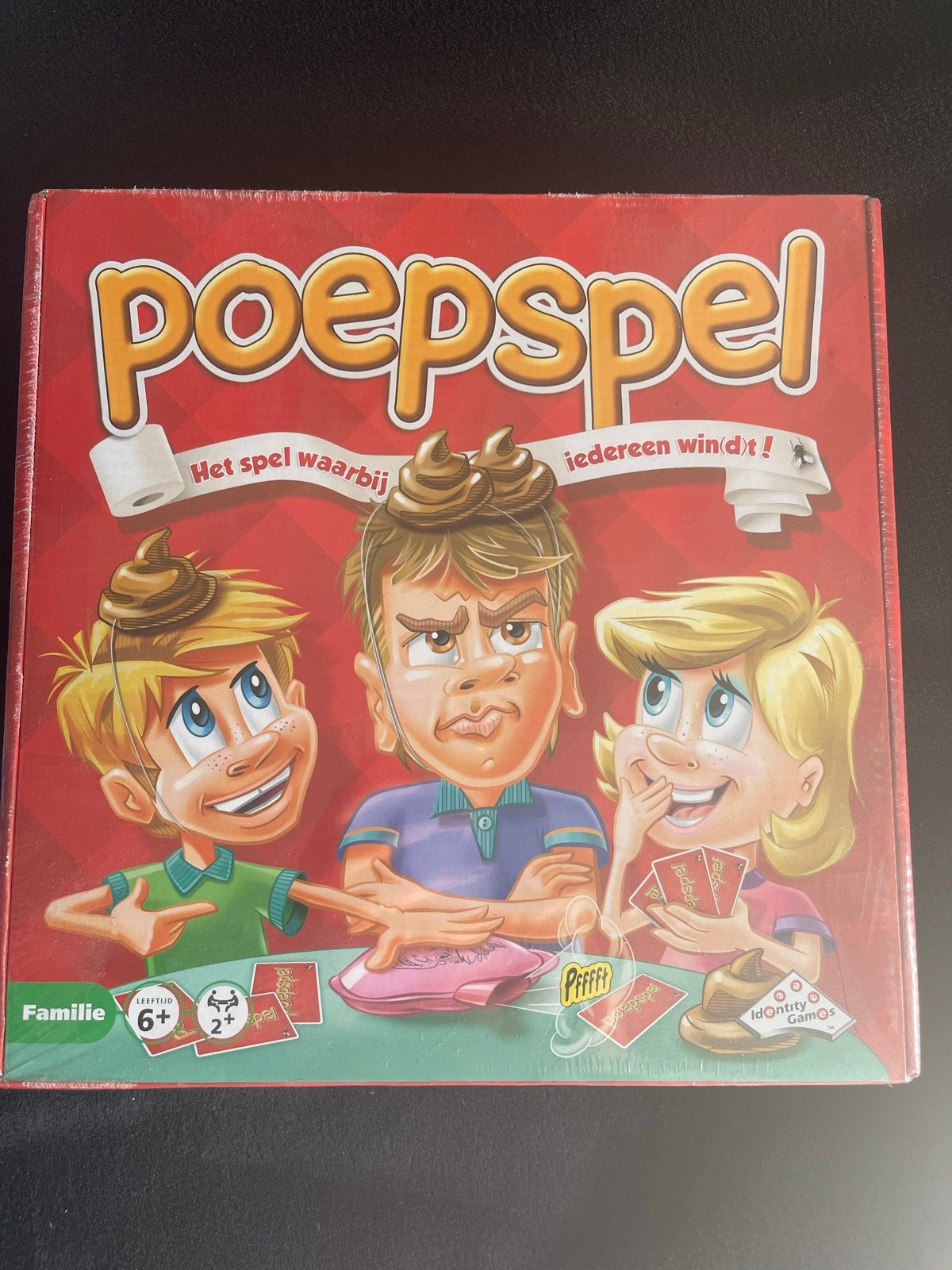 Poepspel - Het spel waarbij iedereen windt!, Drie of vier spelers, Ophalen of Verzenden, Nieuw