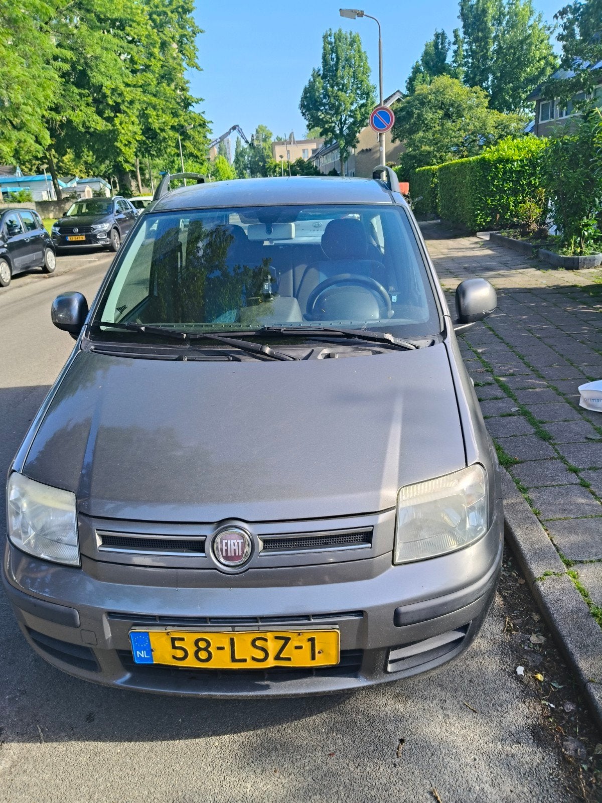 Fiat Panda 1.2 2010 Grijs, Auto's, 1242 cc, Origineel Nederlands, Bedrijf, Handgeschakeld