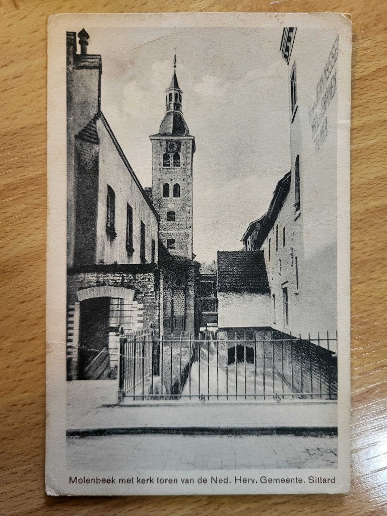 ansicht Sittard Molenbeek Kerk, Ophalen of Verzenden, Voor 1920, Limburg