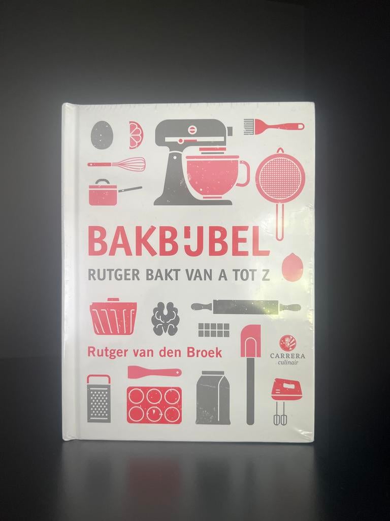 Bakbijbel: Rutger Bakt van A tot Z - Nieuw Bakboek, Ophalen of Verzenden, Nieuw, Overige gebieden, Taart, Gebak en Desserts