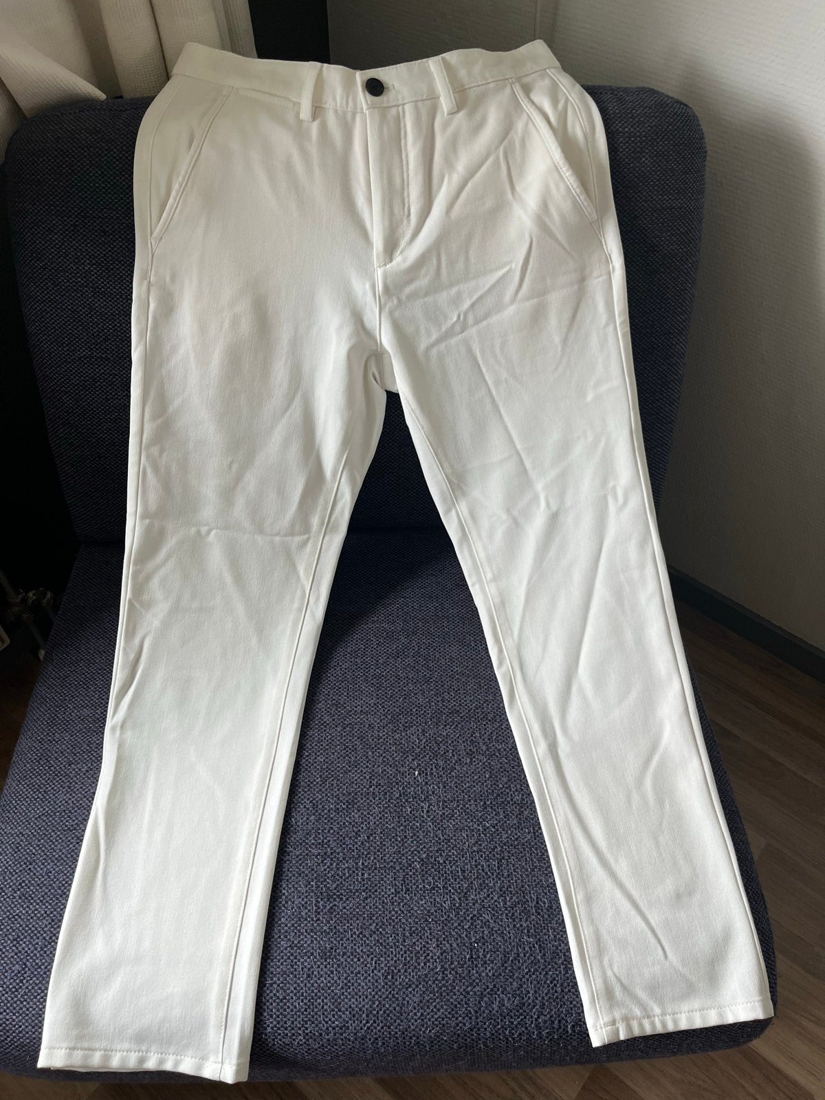 Witte Zara broek - Maat 38/40 (M), Kleding | Heren, Broeken en Pantalons, Ophalen of Verzenden, Nieuw, Maat 46 (S) of kleiner