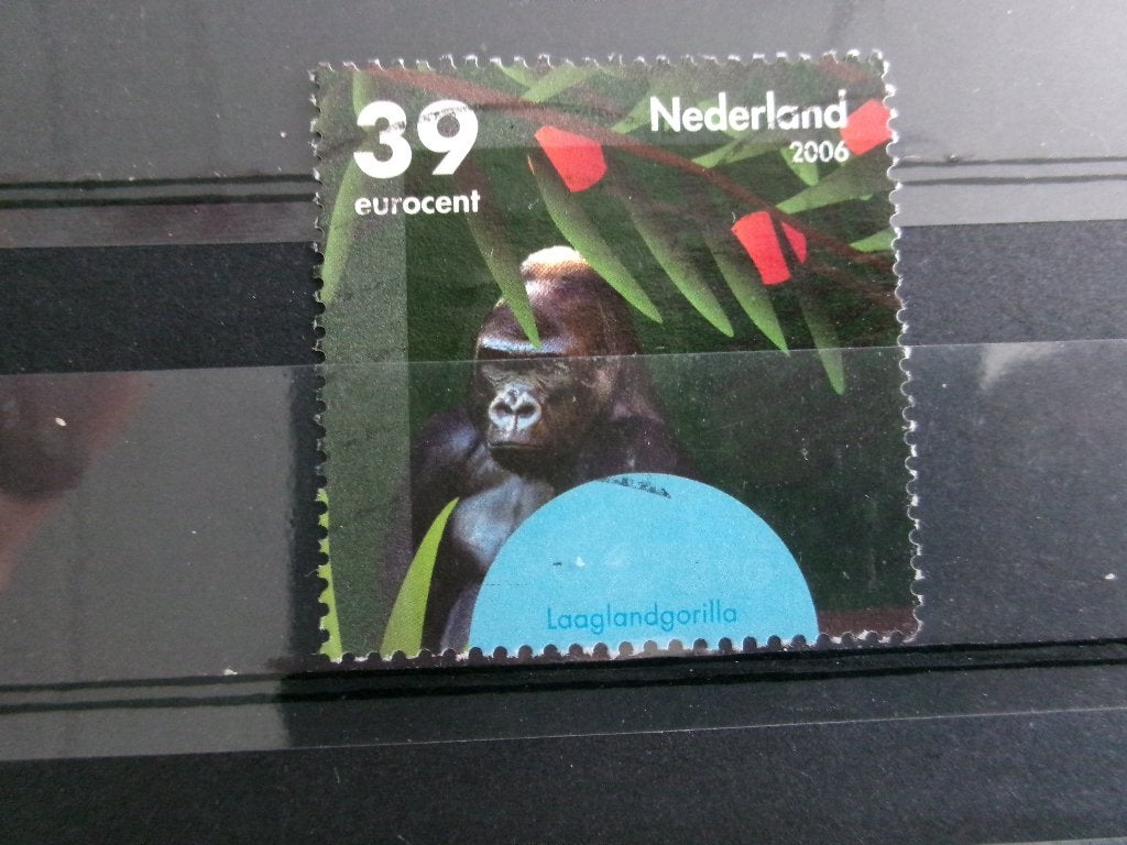 2006 - laaglandgorilla (446h), Postzegels en Munten, Ophalen of Verzenden, Gestempeld