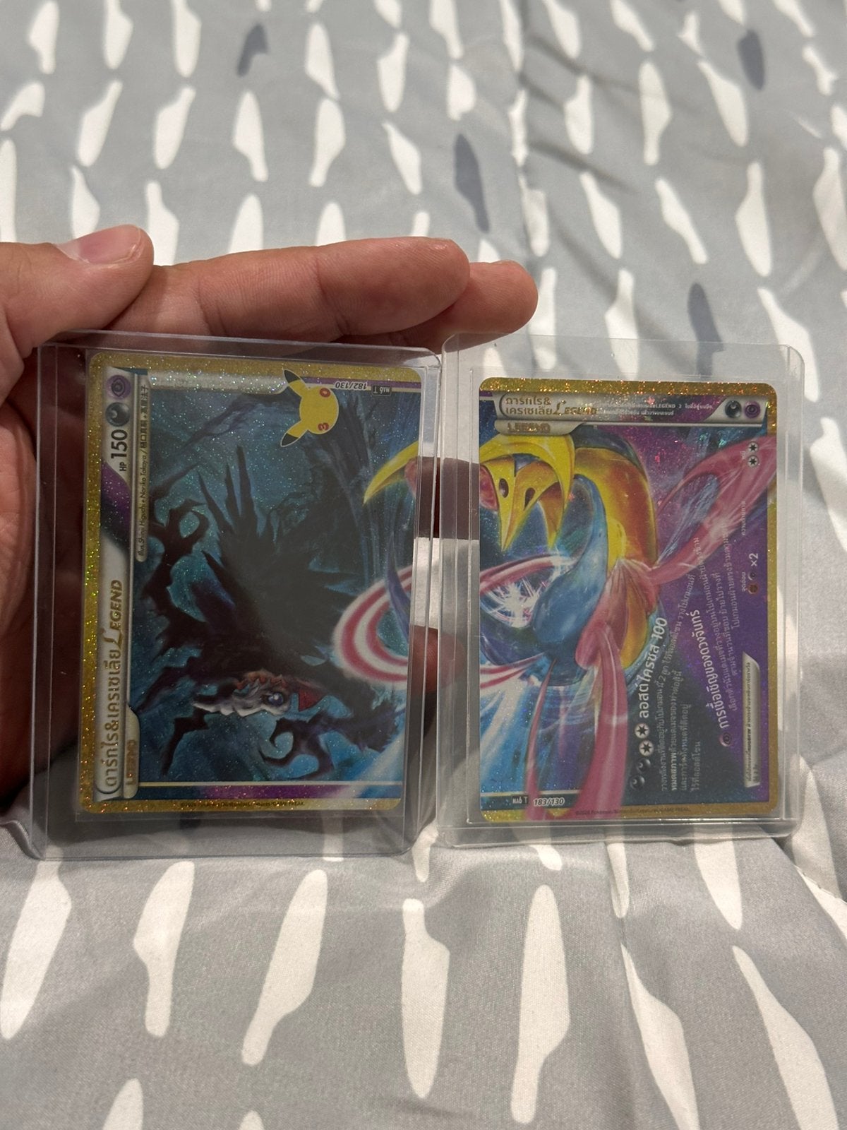 Pokémon Darkrai + Cresselia - 30th anniversary - THAIS, Hobby en Vrije tijd, Ophalen of Verzenden, Zo goed als nieuw, Losse kaart