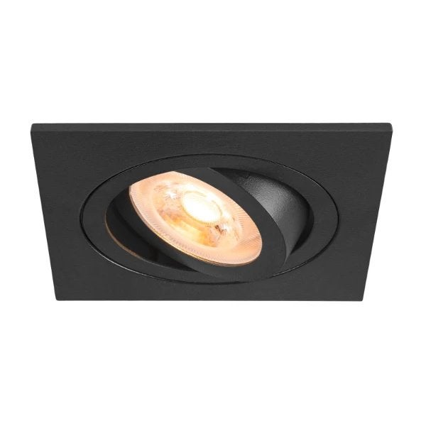 6x SLV New Tria GU10 Downlight 90x90mm zwart, GU10, Overige merken, Verstelbaar, Ophalen of Verzenden