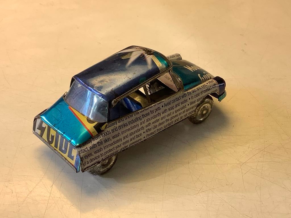 Unieke Citroën DS miniatuur uit Afrikaanse blikken, Ophalen of Verzenden, Gebruikt