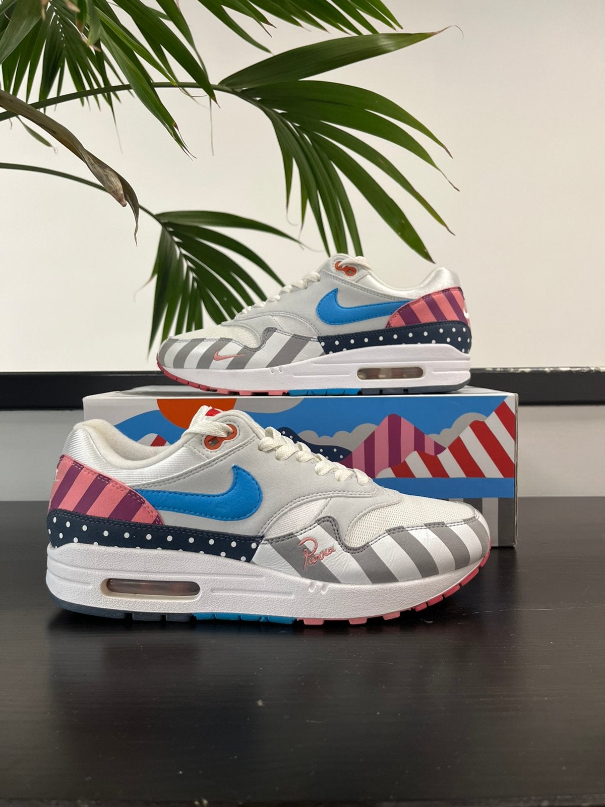 Nike Air Max 1 Parra, Kleding | Heren, Wit, Ophalen of Verzenden, Sneakers of Gympen, Gedragen
