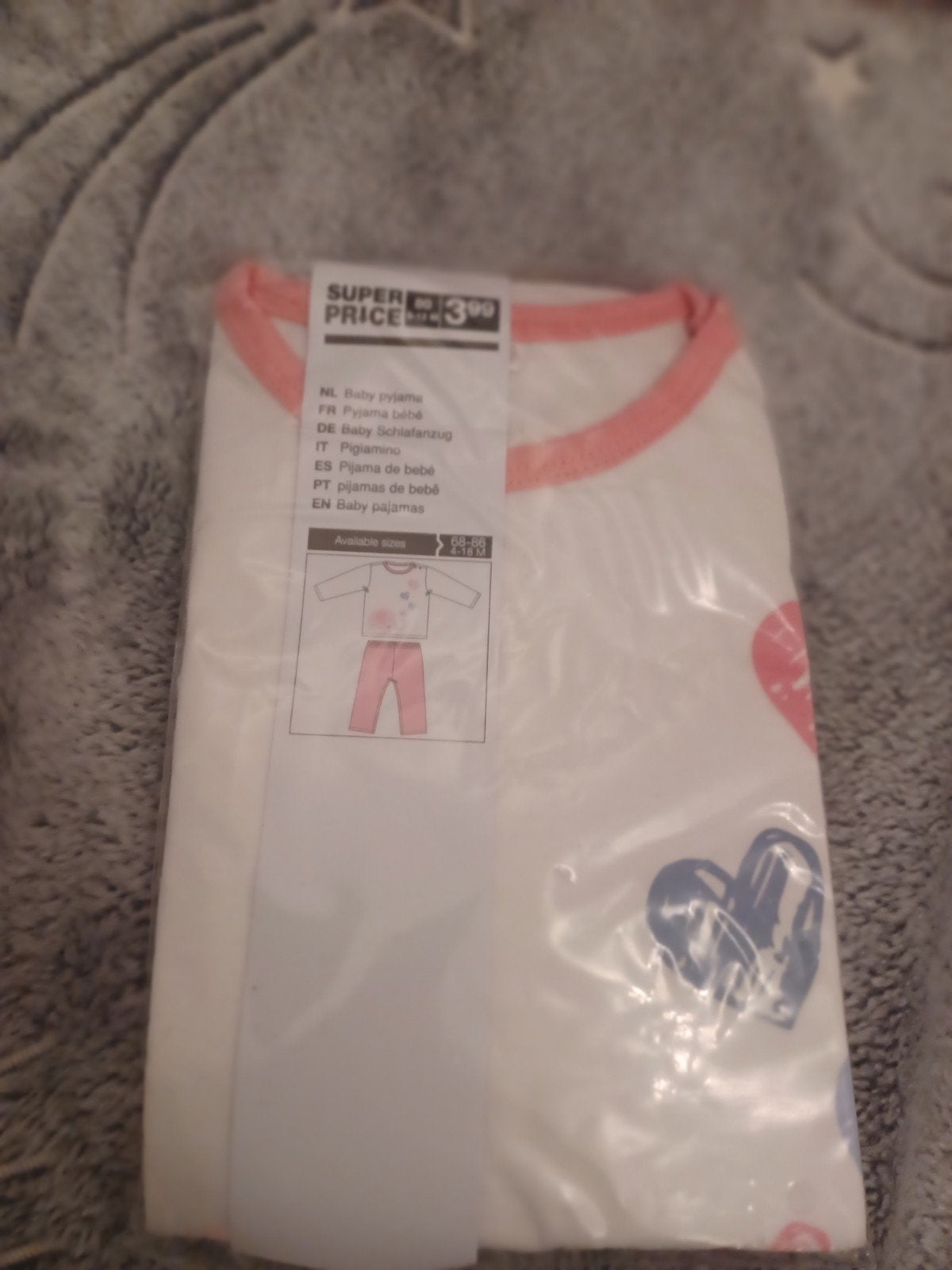 Nieuwe baby pyjama maat 86, Ophalen of Verzenden, Nieuw, Jongetje of Meisje