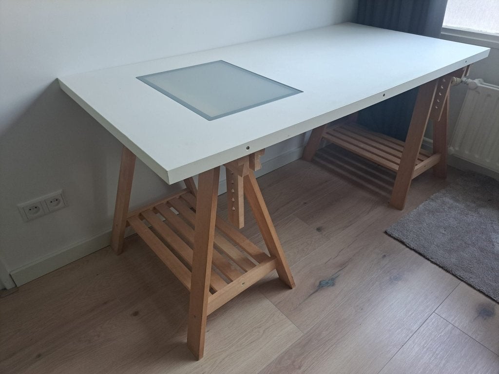 IKEA bureau (VIKA), Ophalen, Overige typen, 150 cm, Hout