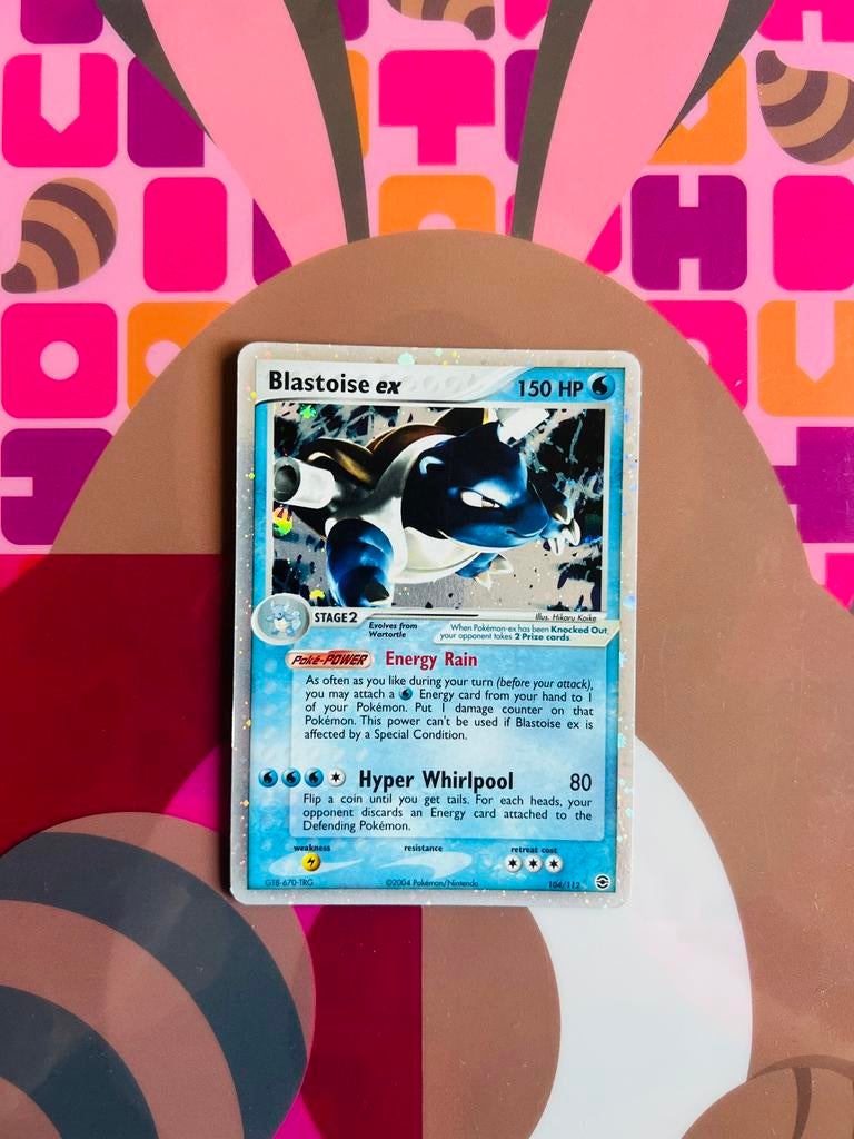 Blastoise Ex 104/112 Holo Ex Fire Red Leaf Green Pokemon, Verzenden, Zo goed als nieuw