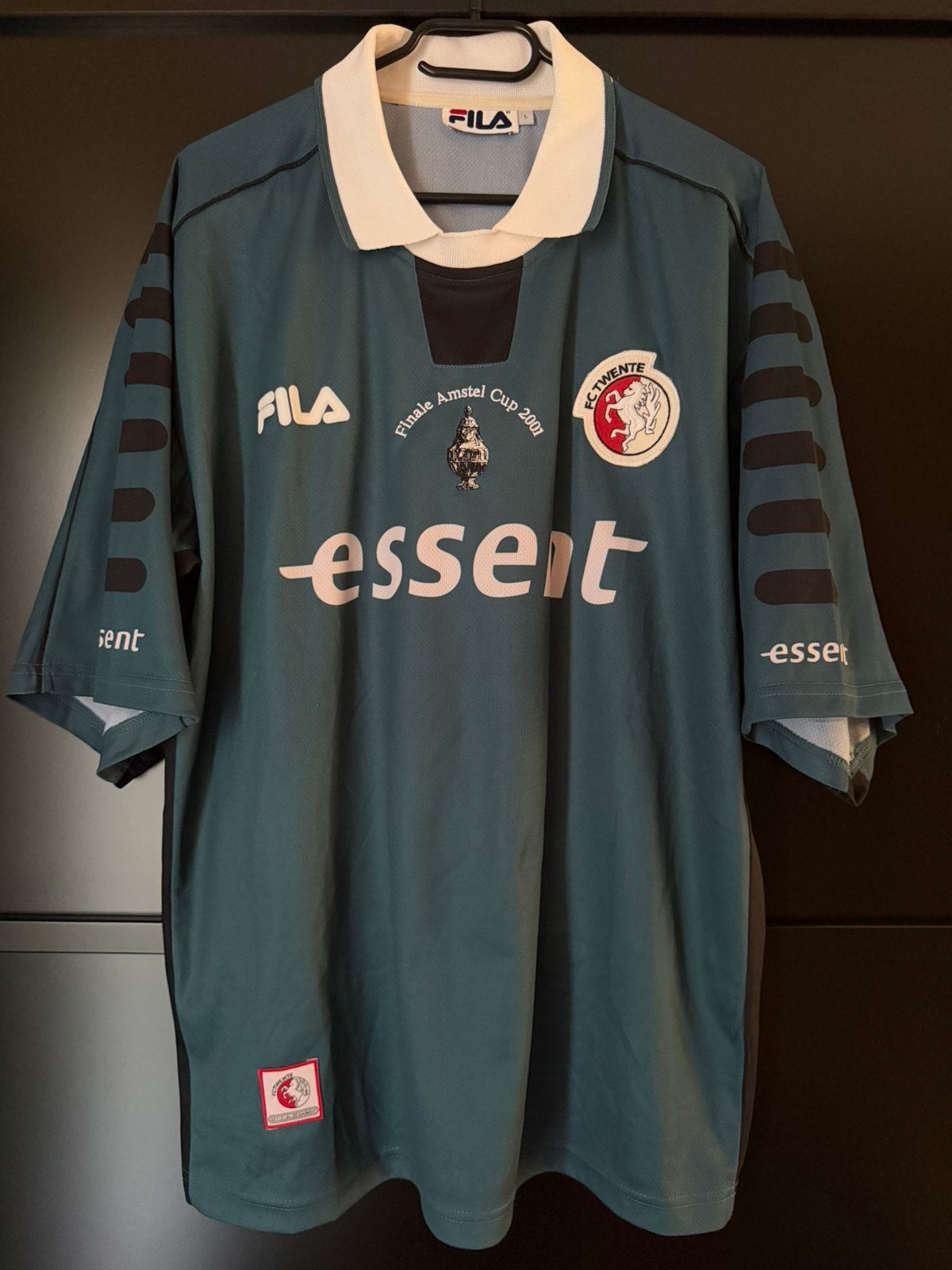 Uniek match-prepared FC Twente shirt van bekerfinale 2001, Ophalen of Verzenden, Zo goed als nieuw, F.C. Twente, Shirt