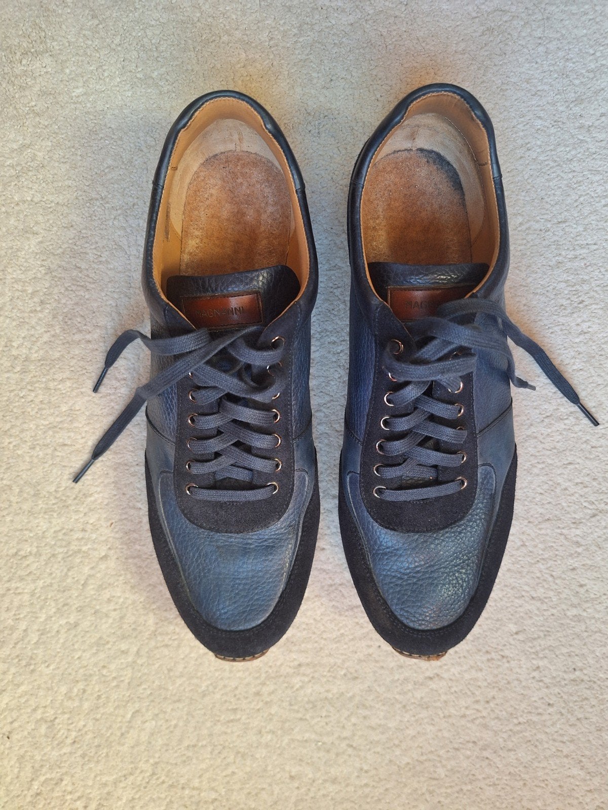 Magnanni sneakers maat 44 - geen binnenzooltje, Blauw, Ophalen of Verzenden, Magnanni, Sneakers of Gympen