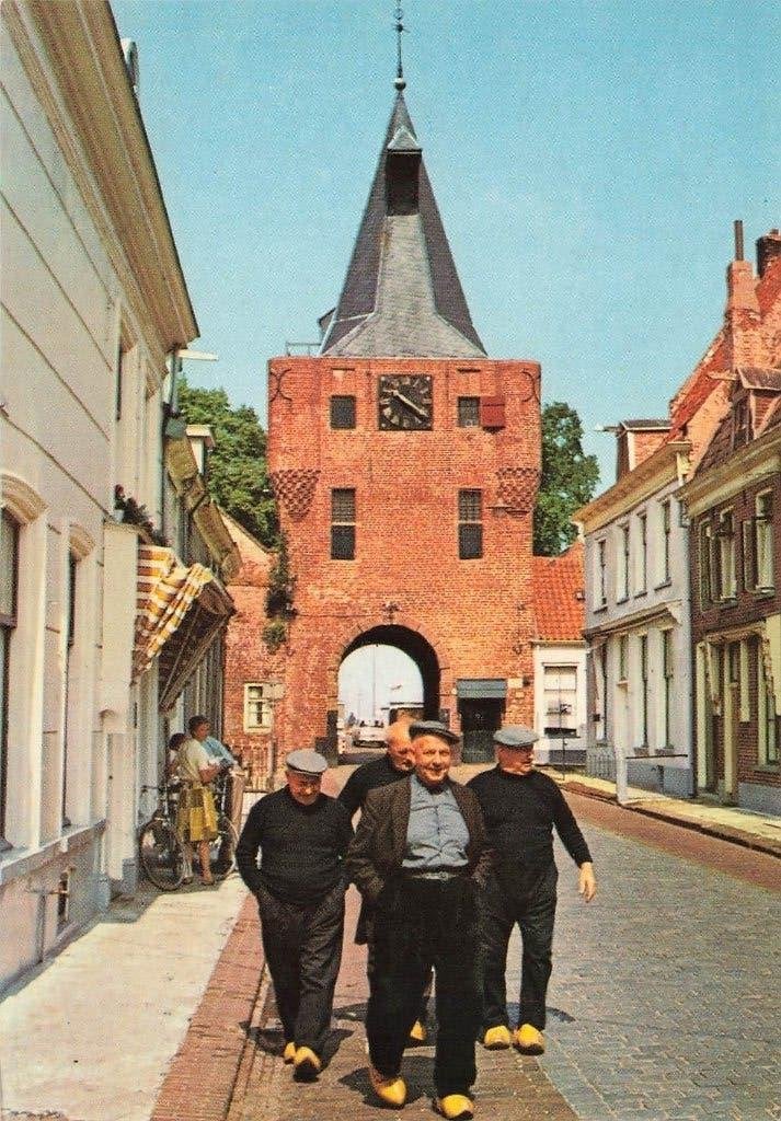 Elburg, De Vispoort, Ophalen of Verzenden, 1960 tot 1980, Gelopen, Gelderland