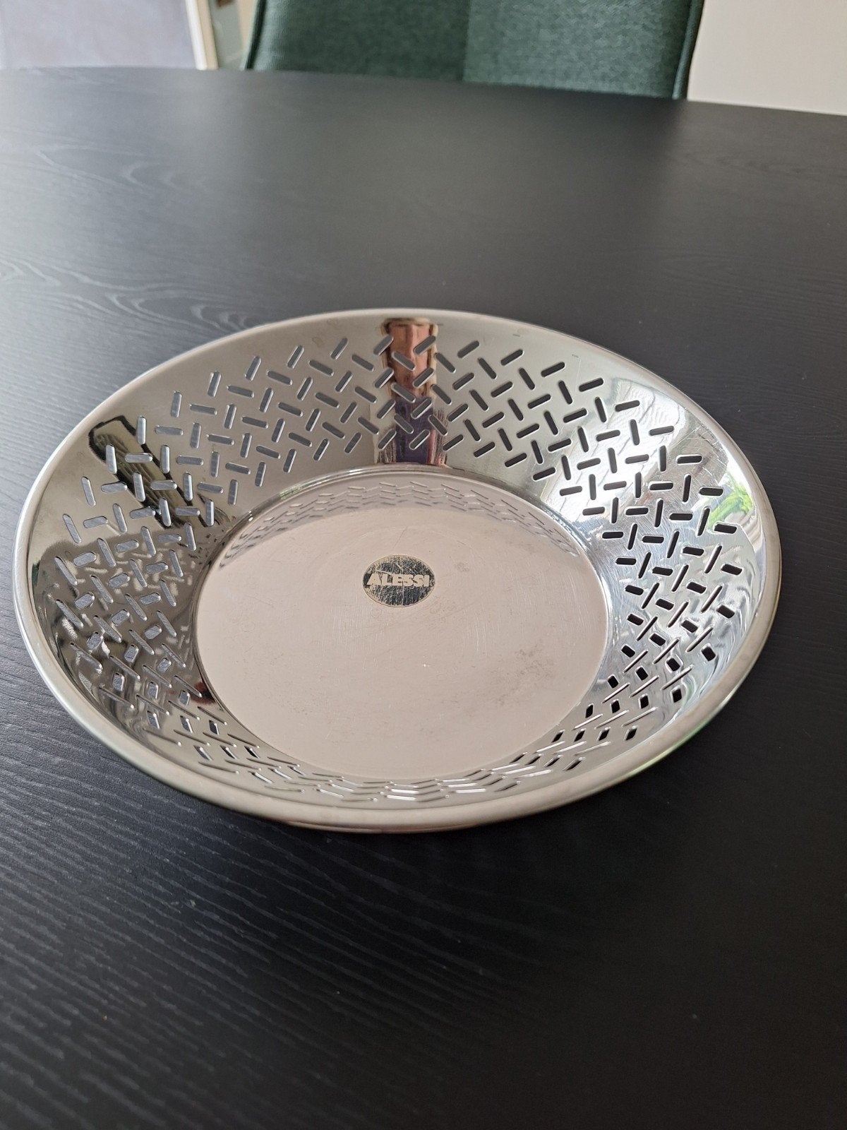 Alessi schaal 25 cm diameter, Gebruikt, Schaal, Rond, Ophalen of Verzenden