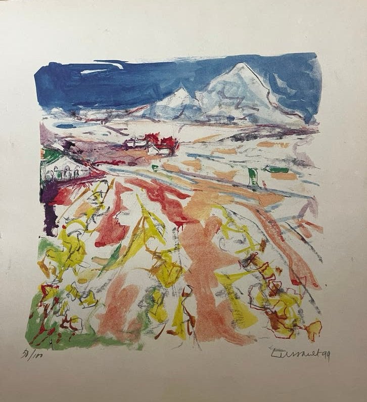 3 gesigneerde en genummerde litho's Paul de Lussanet, Ophalen of Verzenden