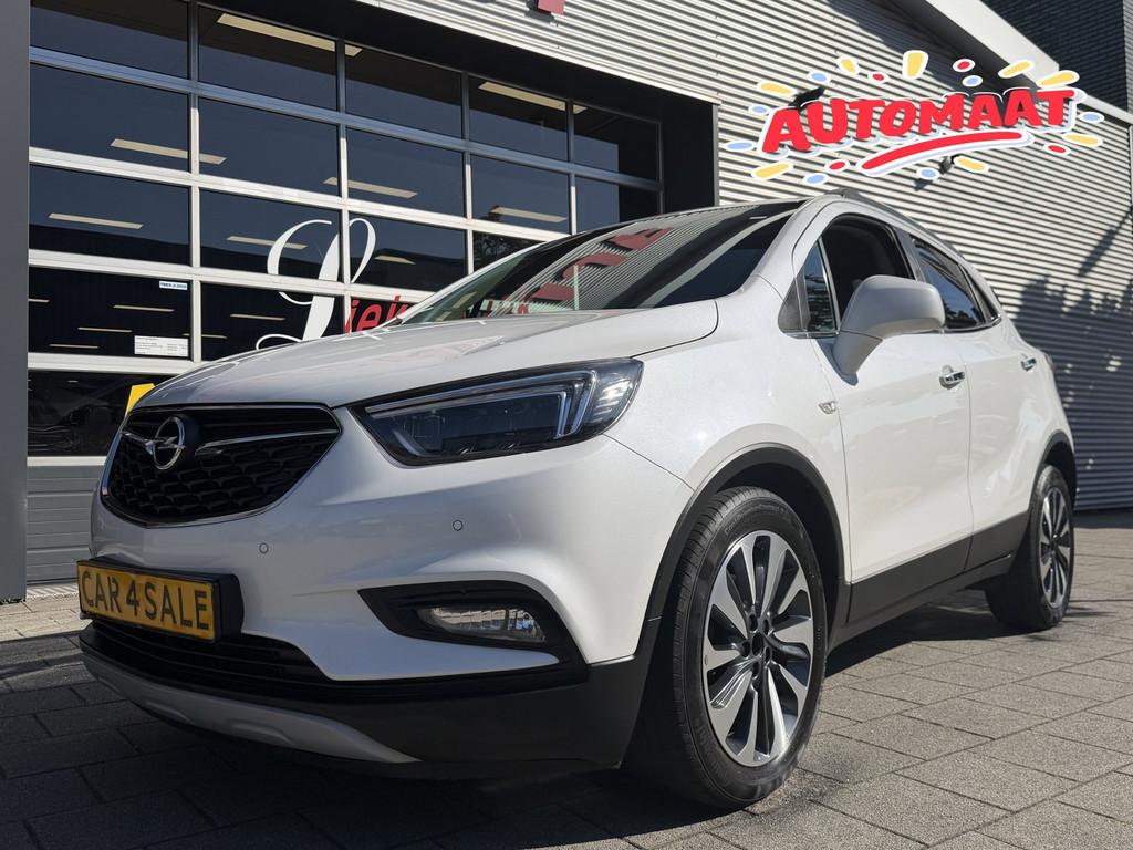 Opel Mokka X 1.4 Turbo Innovation - Automaat I Navigatie I A, Gebruikt, Leder en Stof, Wit, Bedrijf