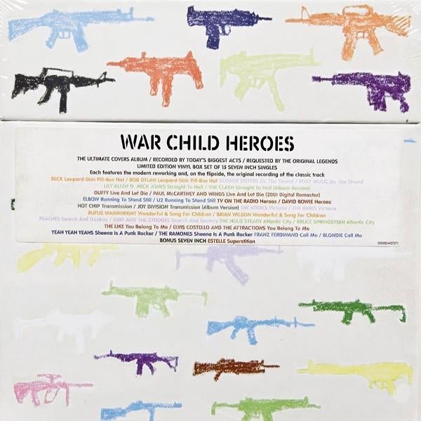 war child heroes/v/a-alt/indie/glam/punk-14x7inch box set, Cd's en Dvd's, Vinyl Singles, Verzenden, 7 inch, Single, Zo goed als nieuw