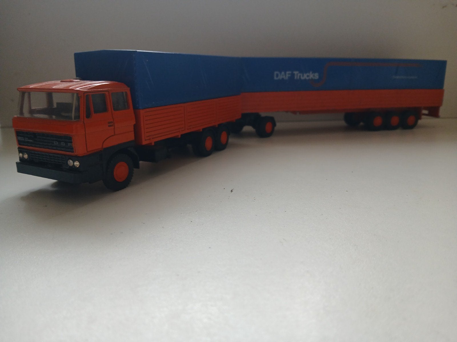 Lion Car DAF 2800 2e gen. LZV, Ophalen of Verzenden, Zo goed als nieuw, Bus of Vrachtwagen, Lion Toys