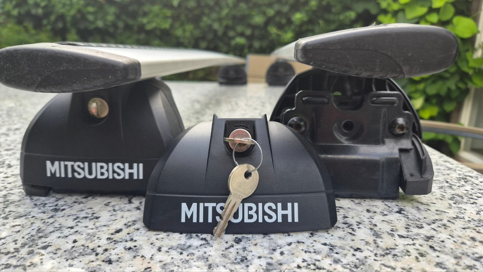 Originele Mitsubishi Dakdragers, Auto diversen, Dakdragers, Ophalen, Gebruikt