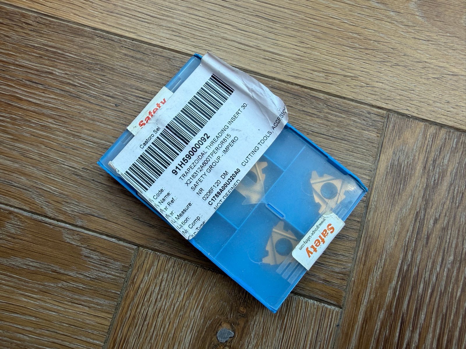 Safety Trapezium wisselplaten 30 X2B8312A600TPPER8B15, Ophalen of Verzenden, Nieuw