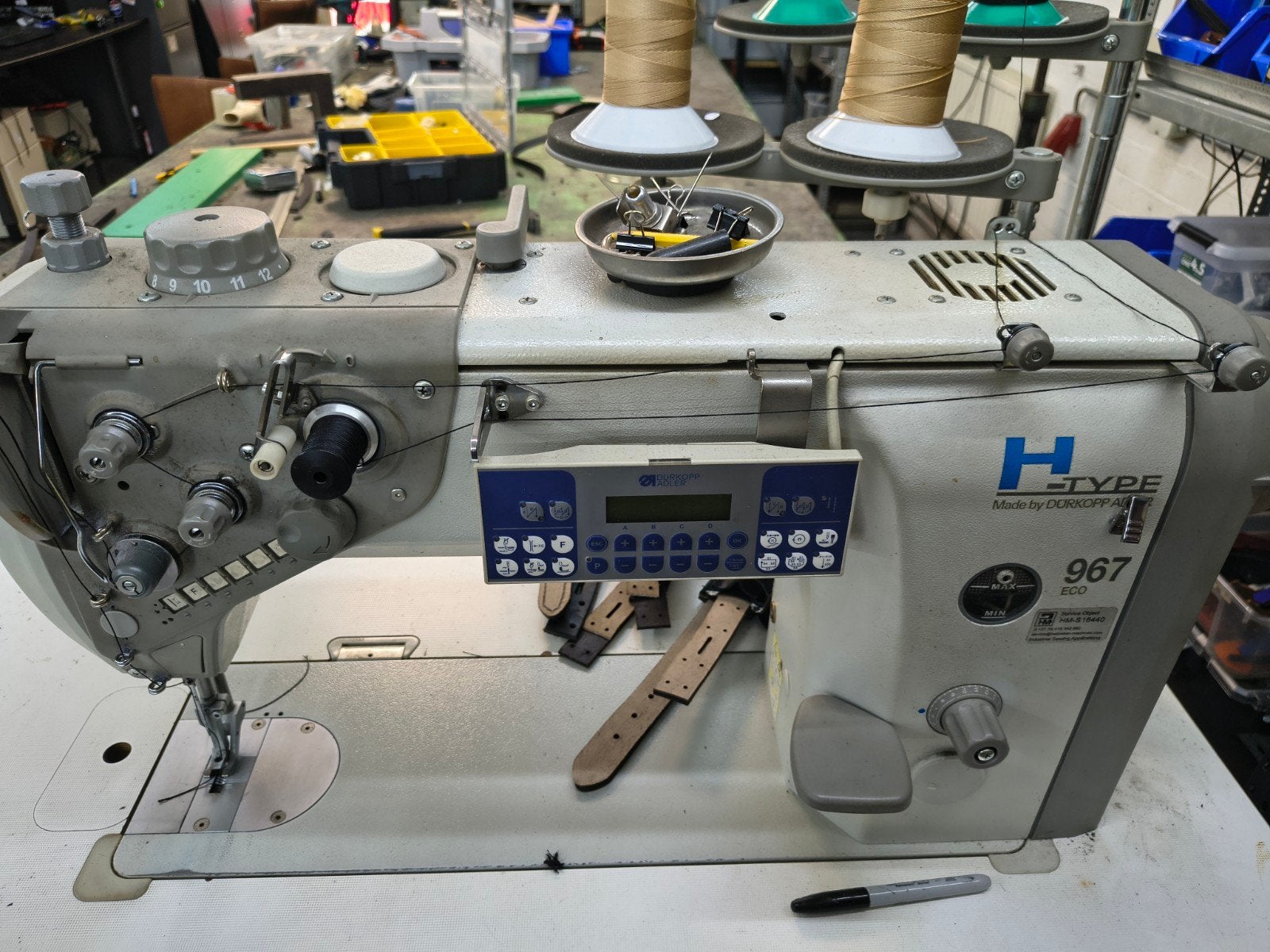 Dürkopp Adler H-TYPE 967 ECO Industriële Naaimachine, Gebruikt, Naaimachine, Industrieel, Ophalen