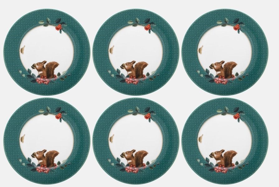 Pip Studio Borden set van 6 - Nieuw Porselein 17 cm, Pip Studio, Nieuw, Ophalen of Verzenden, Bord(en)