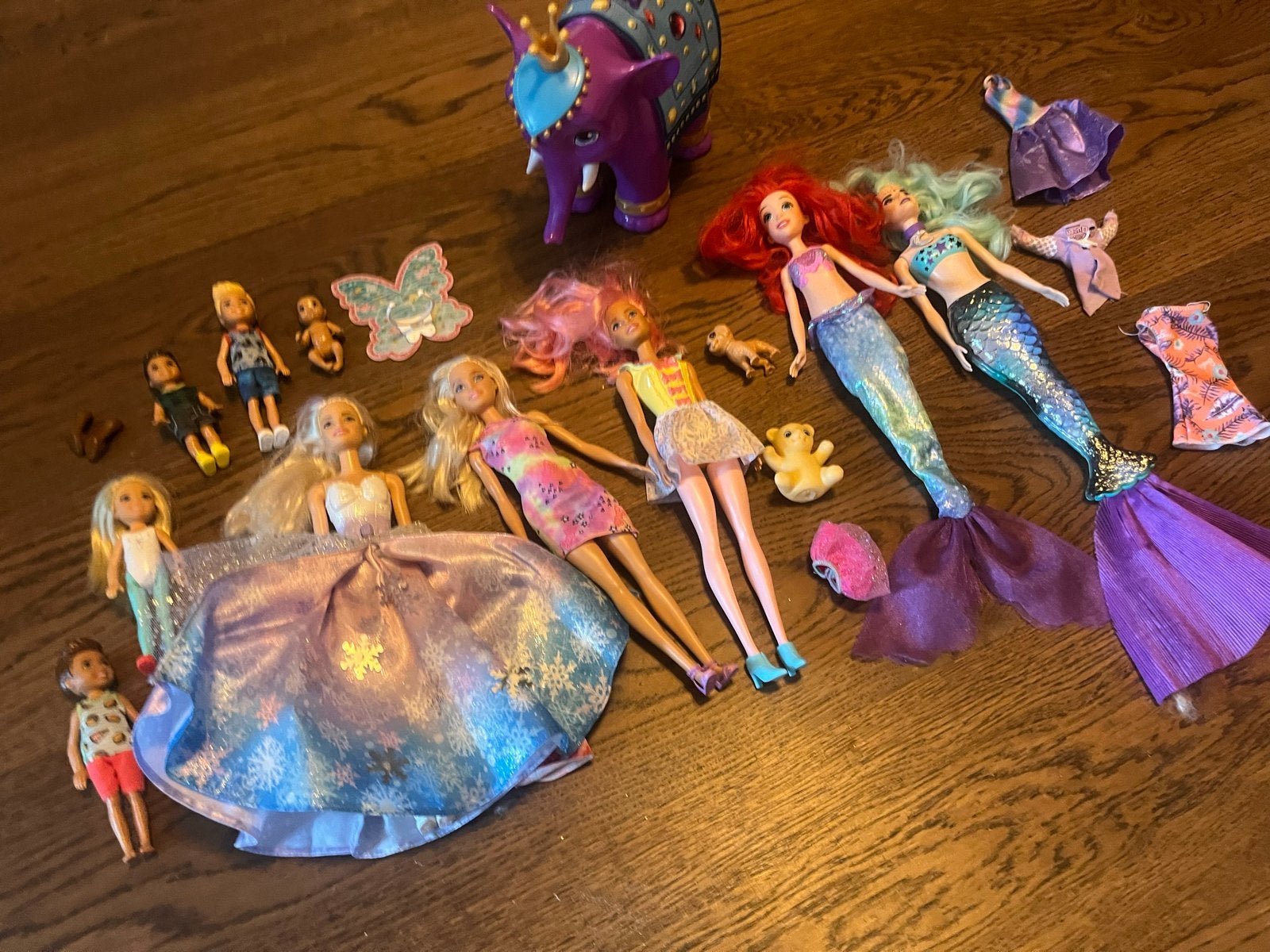 Grote collectie Barbie poppen, Mattel & Disney Ariël, Ophalen of Verzenden, Zo goed als nieuw, Barbie