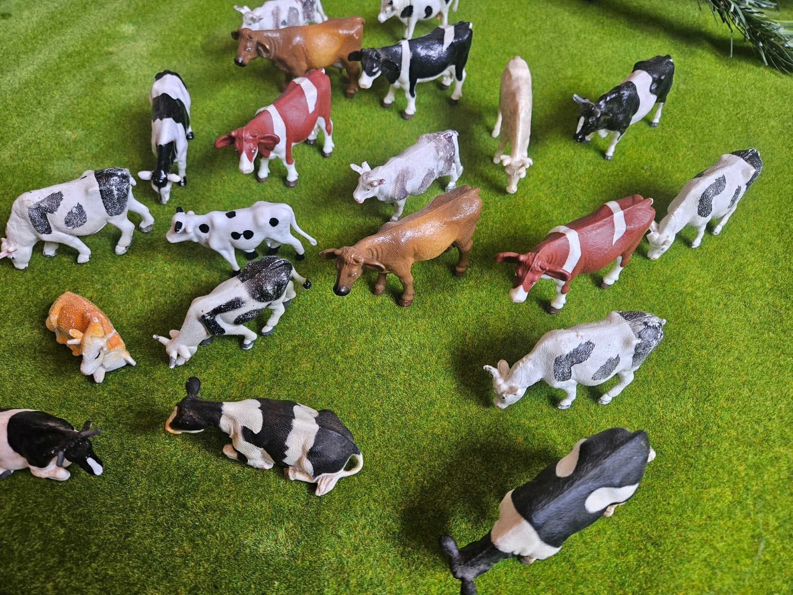 Te koop koeien britains/siku/UH, Ophalen of Verzenden, Zo goed als nieuw, Tractor of Landbouw, Britains