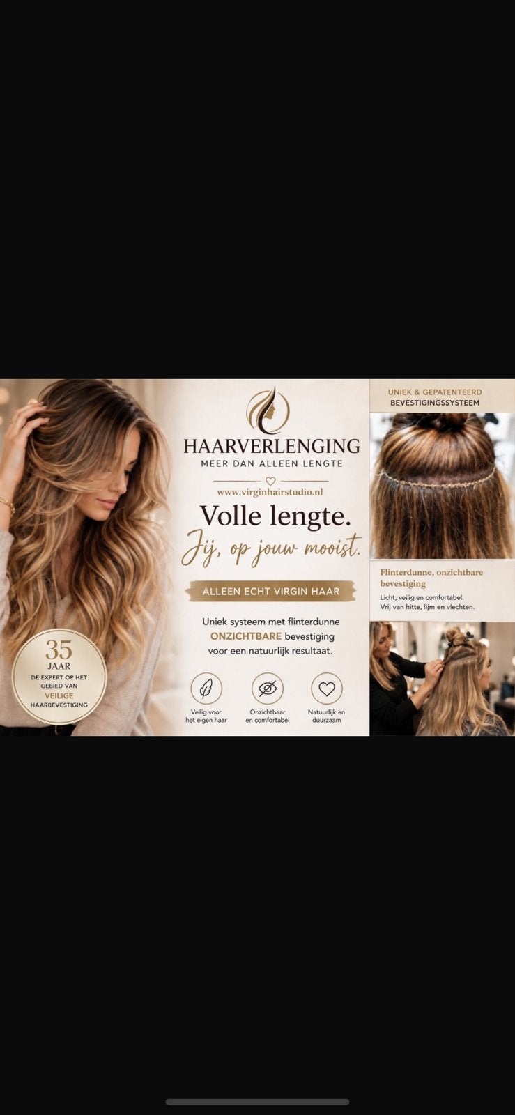 Hairweave/ haarverlenging Virgin haar 1 jaar garantie Genius, Hairextensions