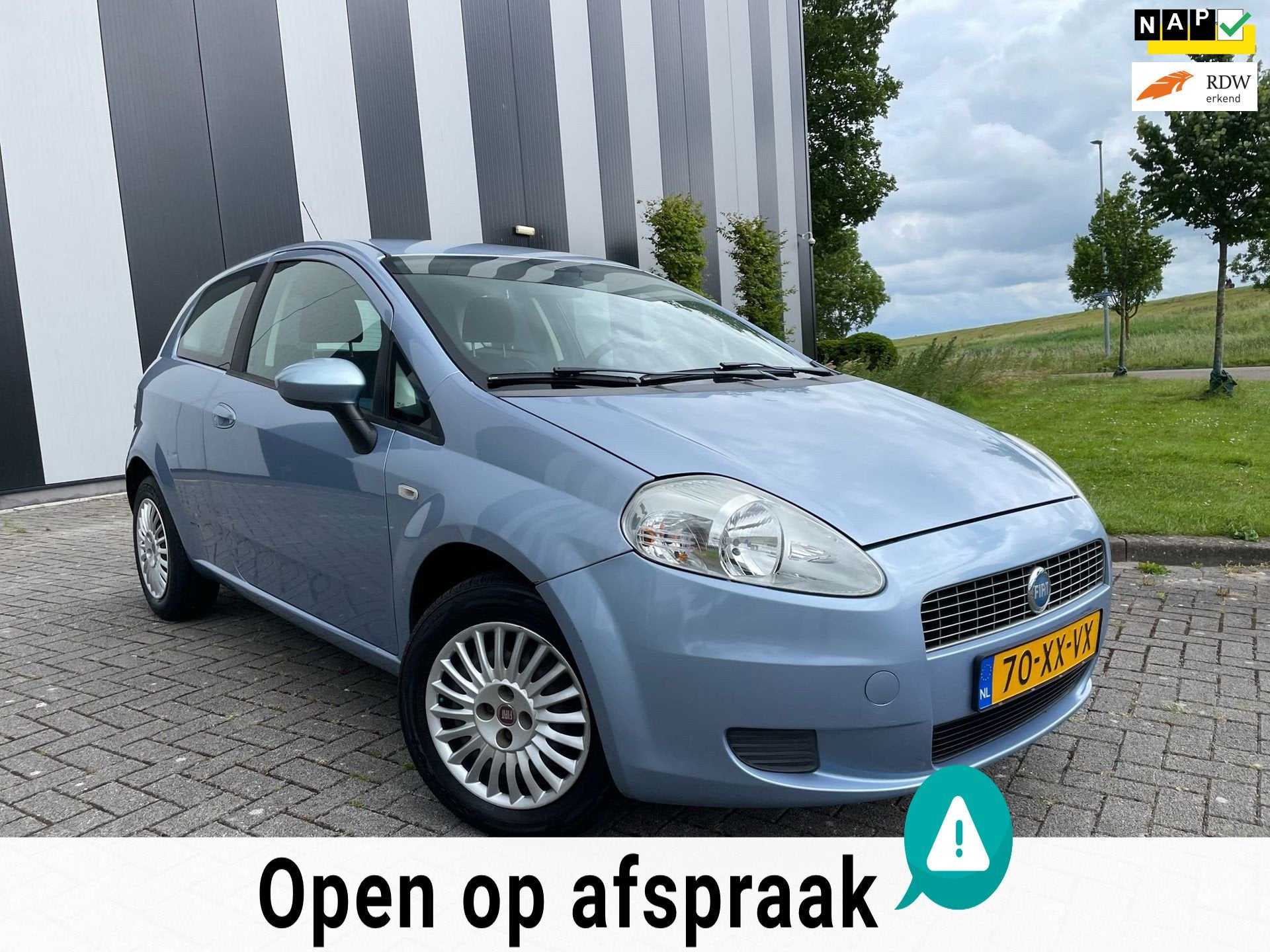 Fiat Grande Punto 1.4 Dynamic Automaat-Lage Km-Airco-Elekpak, 4 cilinders, Grande Punto, Origineel Nederlands, Bedrijf