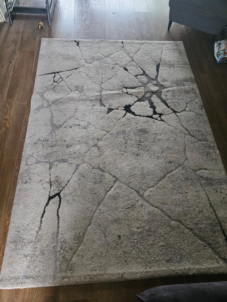 Vloerkleed marmerlook Kwantum 160x230 cm, Ophalen of Verzenden