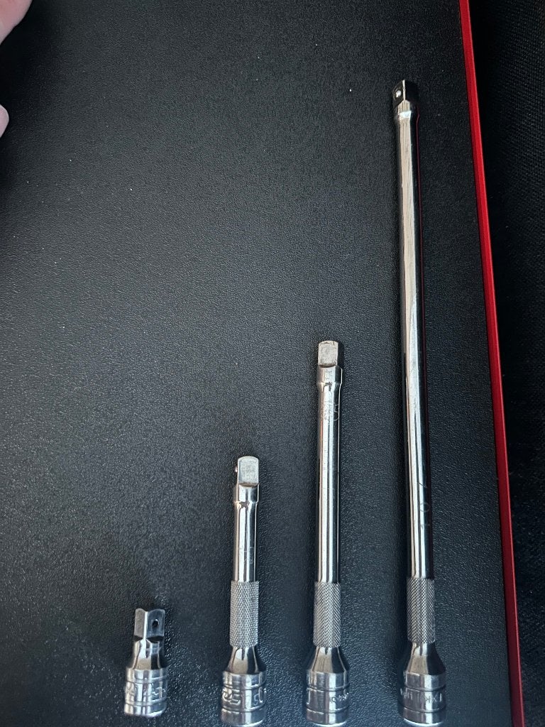 Snap on verlengstukken, Auto diversen, Autogereedschap, Ophalen of Verzenden, Gebruikt