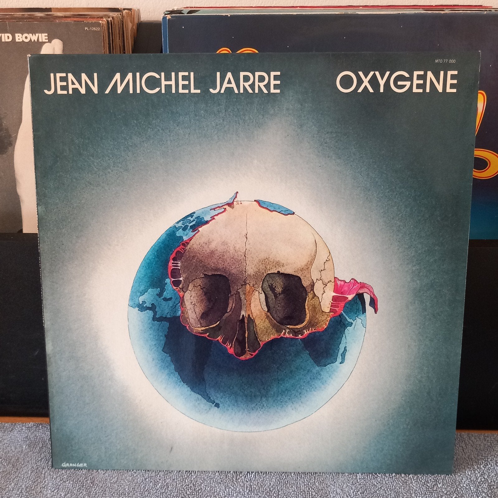 lp Jean Michel Jarre oxygene, Cd's en Dvd's, Ophalen of Verzenden, Zo goed als nieuw, 12 inch