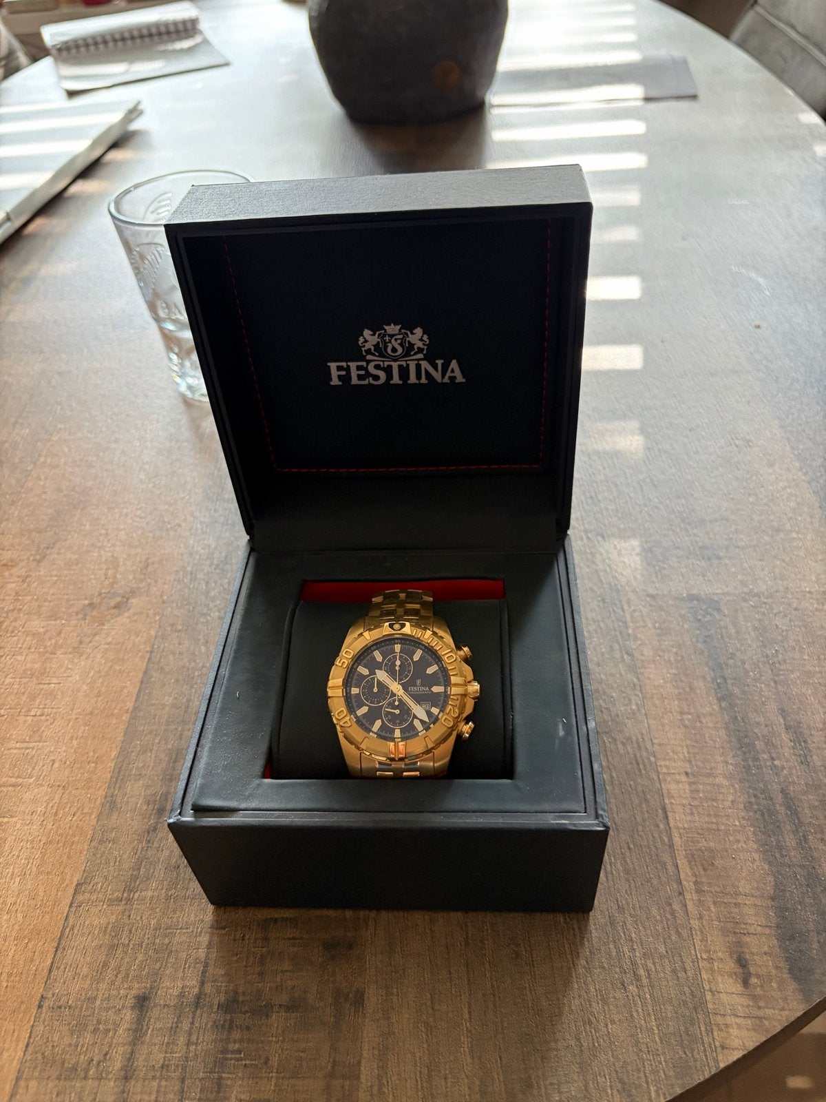 Festina Herenhorloge Goudkleurig - Zo goed als nieuw, Ophalen, Zo goed als nieuw