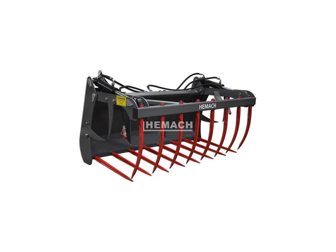 Hemach - Hydraulische mestklem - Shovel, Wiellader of Shovel