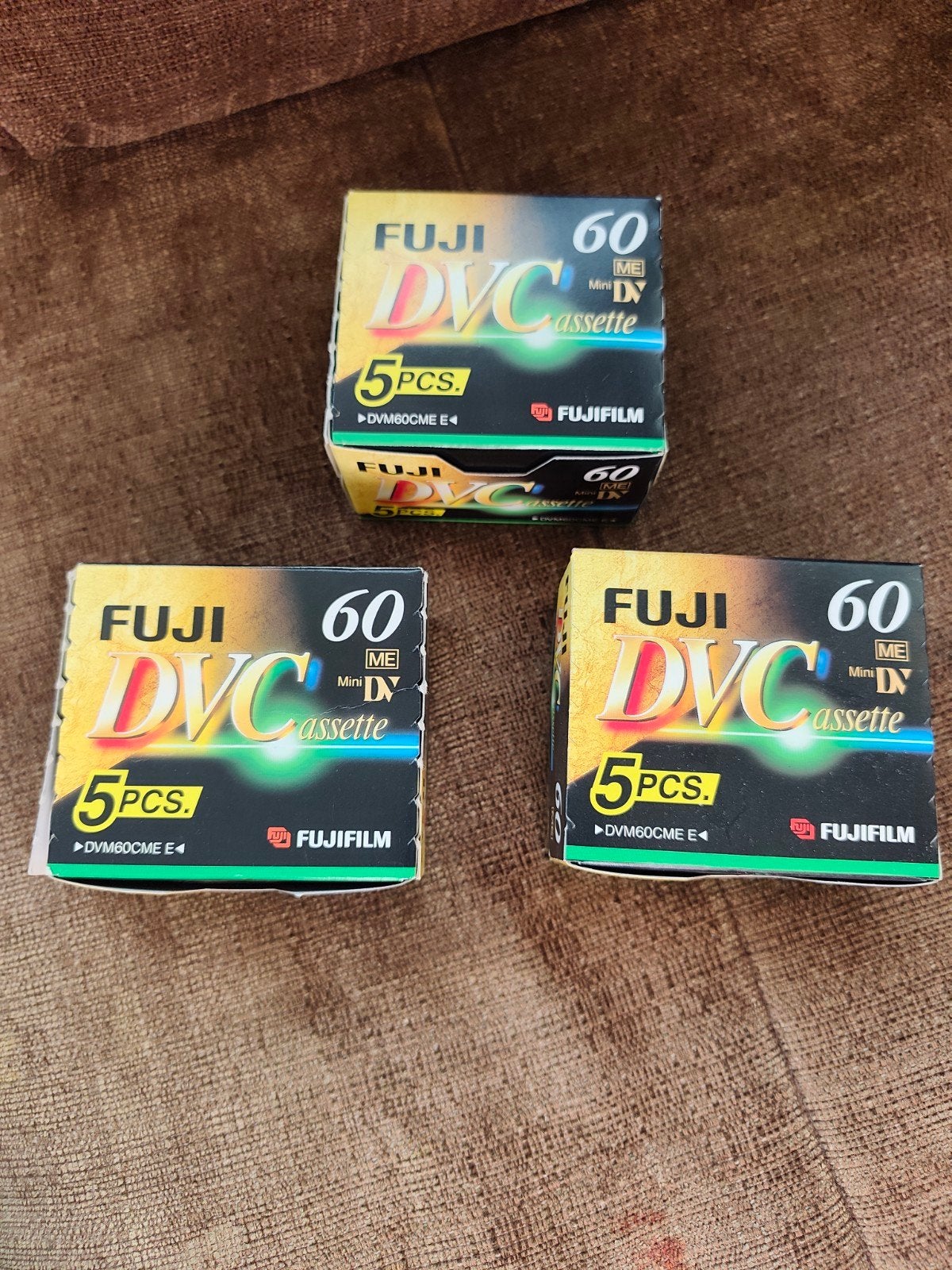 Fuji DVC Mini DV Cassettes - 3x5 stuks (60 min), Ophalen of Verzenden, Accessoire