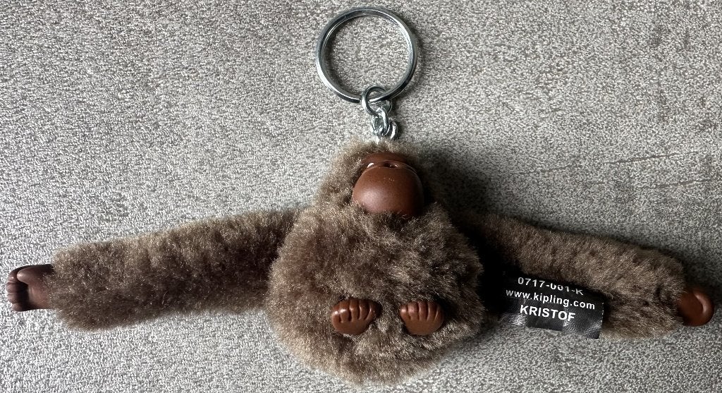 KIPLING - AAPJE - SLEUTELHANGER - KRISTOF, Ophalen of Verzenden, Nieuw