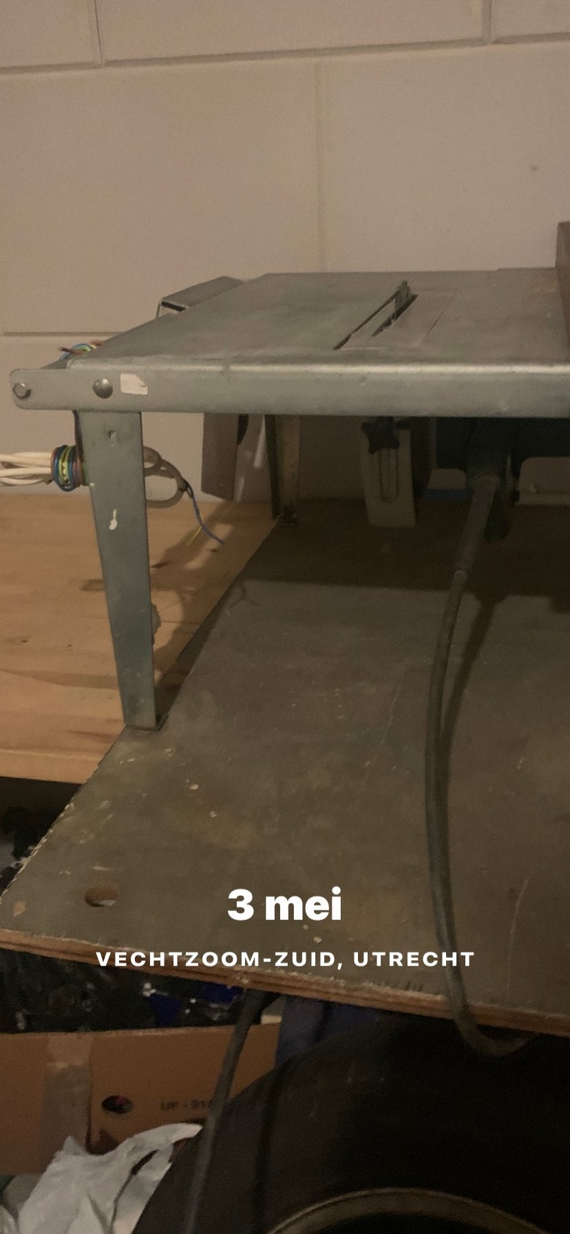 Gebruikte tafelzaagmachine met lange snoeren, Doe-het-zelf en Verbouw, Gereedschap | Zaagmachines, Ophalen, Gebruikt, 1200 watt of meer