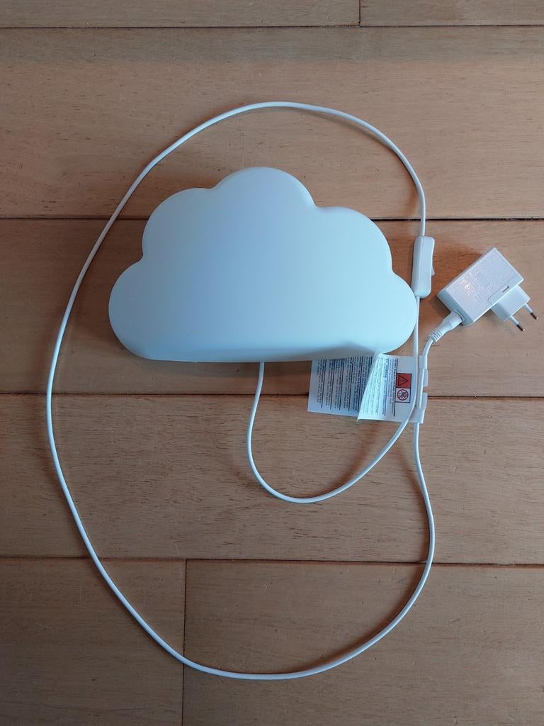 Led-wandlamp wolk wit Ikea, Ophalen, Zo goed als nieuw, Kunststof