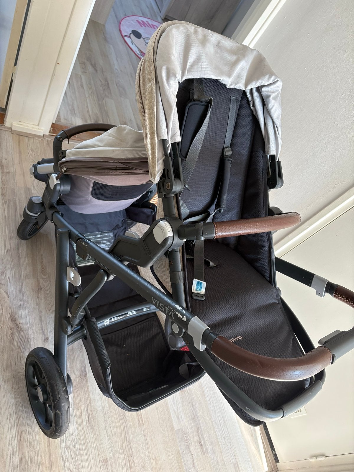 Uppababy Vista V2 Kinderwagen, Duowagen, Zo goed als nieuw, Combiwagen, Ophalen