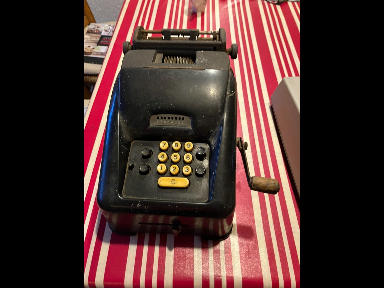 Antieke rekenmachine, Ophalen, Gebruikt