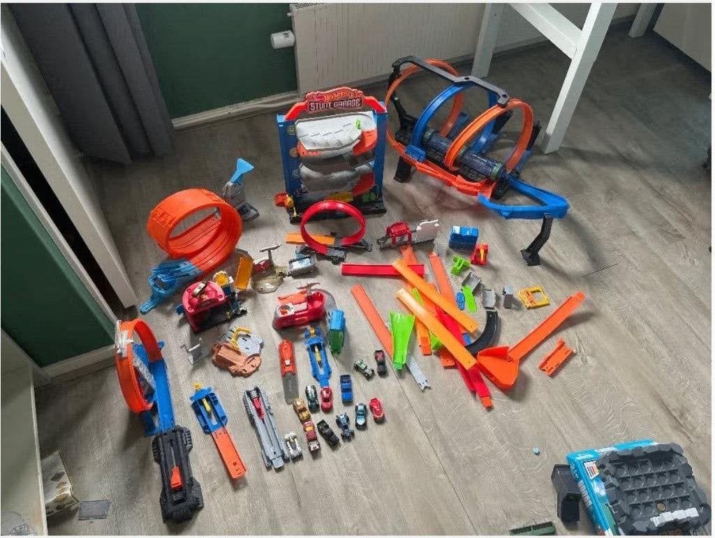 Hotwheels diverse sets met auto,s, Ophalen, Gebruikt, Onderdelen, Hot Wheels