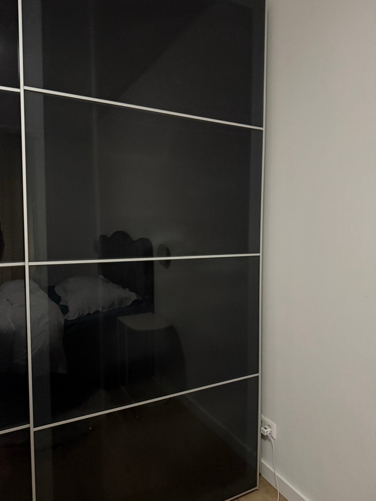 Ikea pax kast schijfdeuren, Ophalen of Verzenden, 50 tot 75 cm, Glas, 200 cm of meer