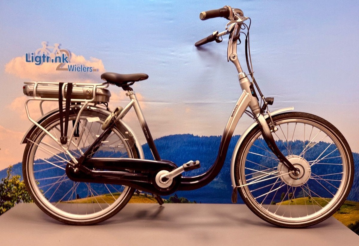 Sparta Entree zeer lage instap Dames grijs 44cm, Fietsen en Brommers, Elektrische fietsen, Ophalen, Sparta, Gebruikt, -